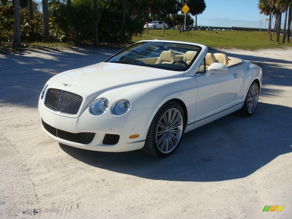 2010 Continental GTC Speed - Glacier White / Magnolia photo #3