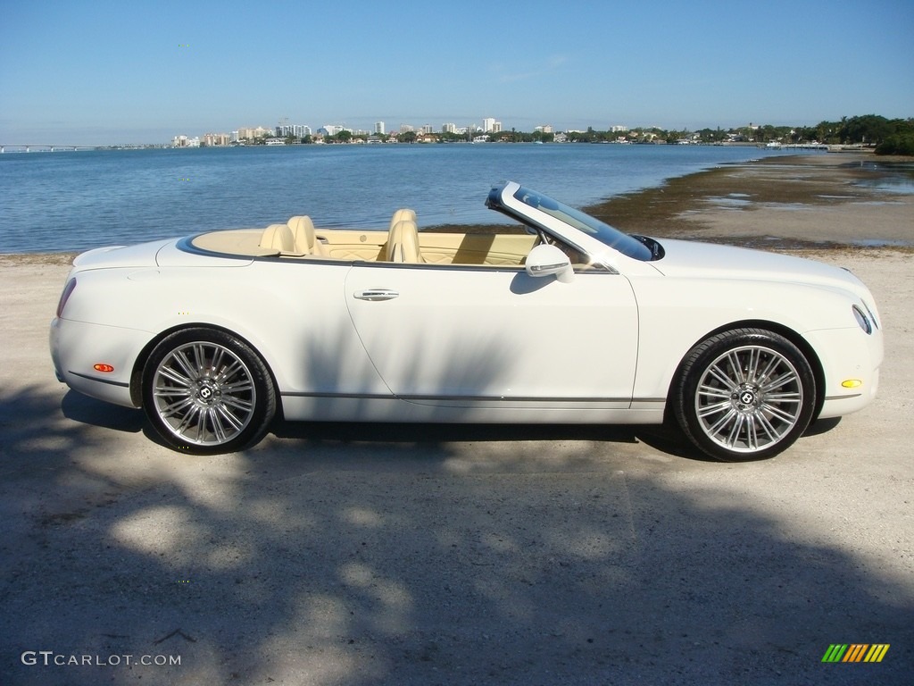 2010 Continental GTC Speed - Glacier White / Magnolia photo #8