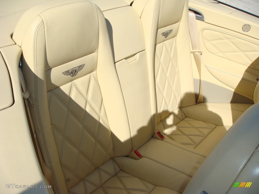 2010 Bentley Continental GTC Speed Rear Seat Photo #136298343