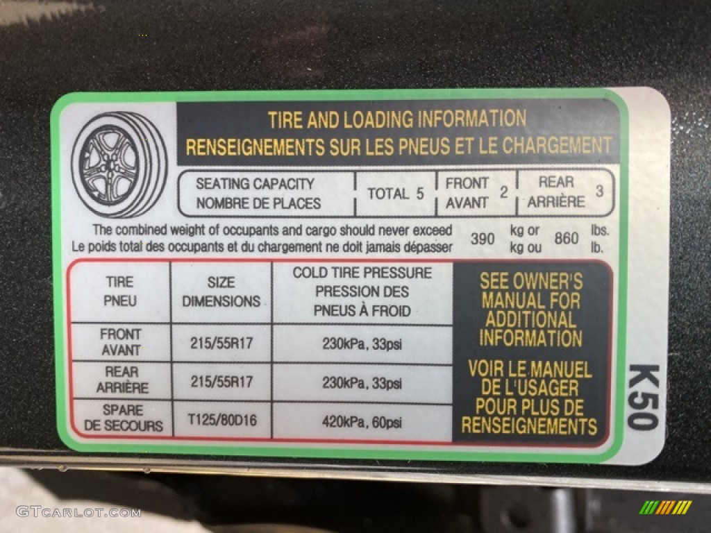 2020 Hyundai Kona SEL AWD Info Tag Photos