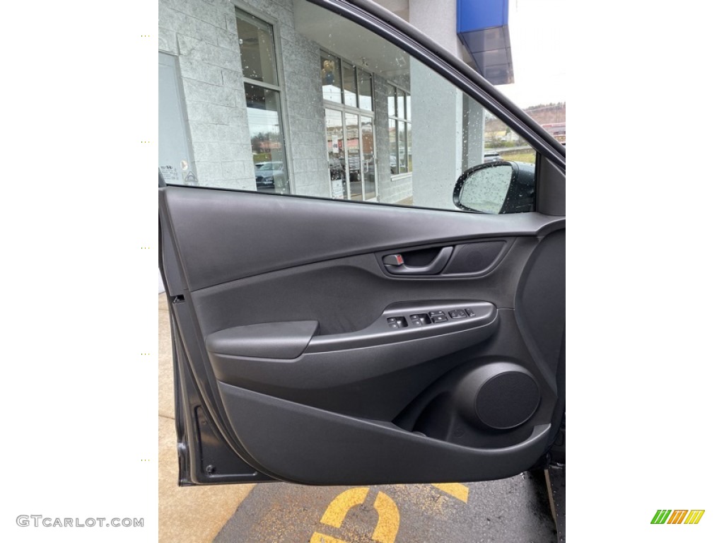 2020 Hyundai Kona SEL AWD Black Door Panel Photo #136298600