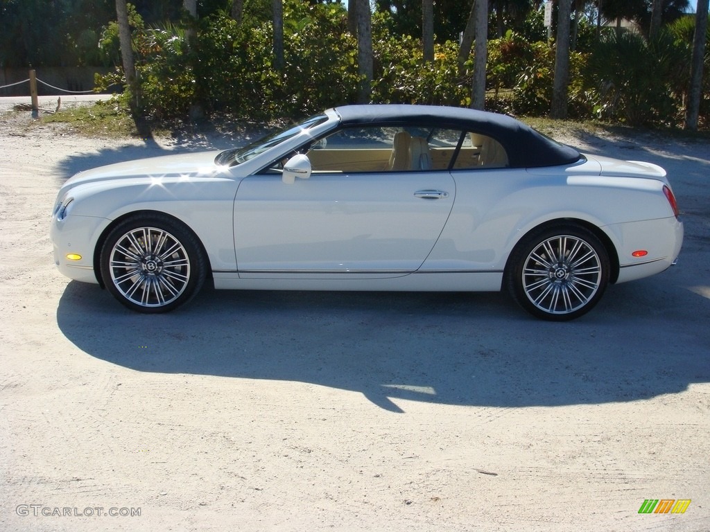 2010 Continental GTC Speed - Glacier White / Magnolia photo #30