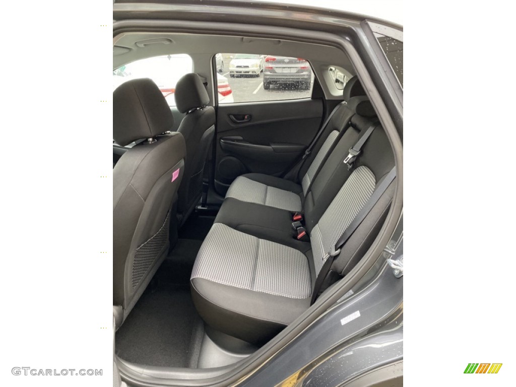 Black Interior 2020 Hyundai Kona SEL AWD Photo #136298798