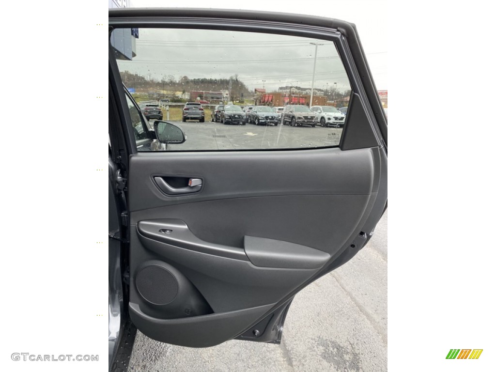 2020 Hyundai Kona SEL AWD Black Door Panel Photo #136298870