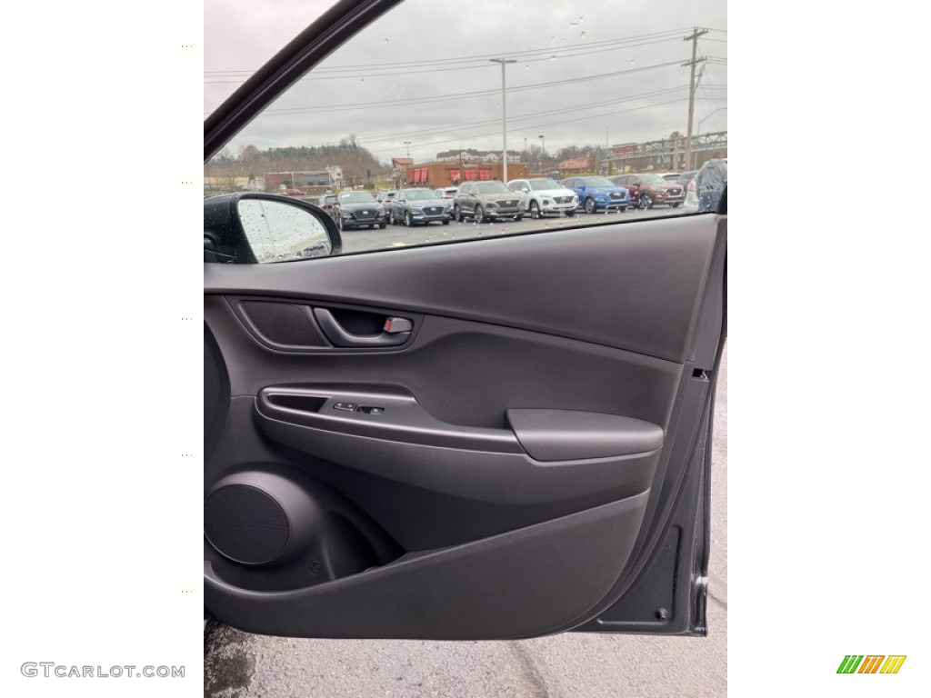 2020 Hyundai Kona SEL AWD Black Door Panel Photo #136298933
