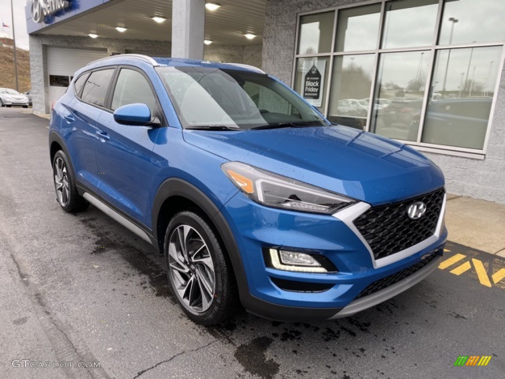 2020 Tucson Sport AWD - Aqua Blue / Black photo #2