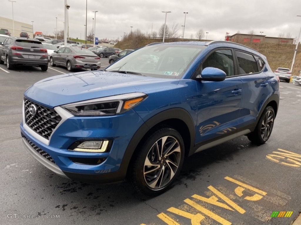 2020 Tucson Sport AWD - Aqua Blue / Black photo #7