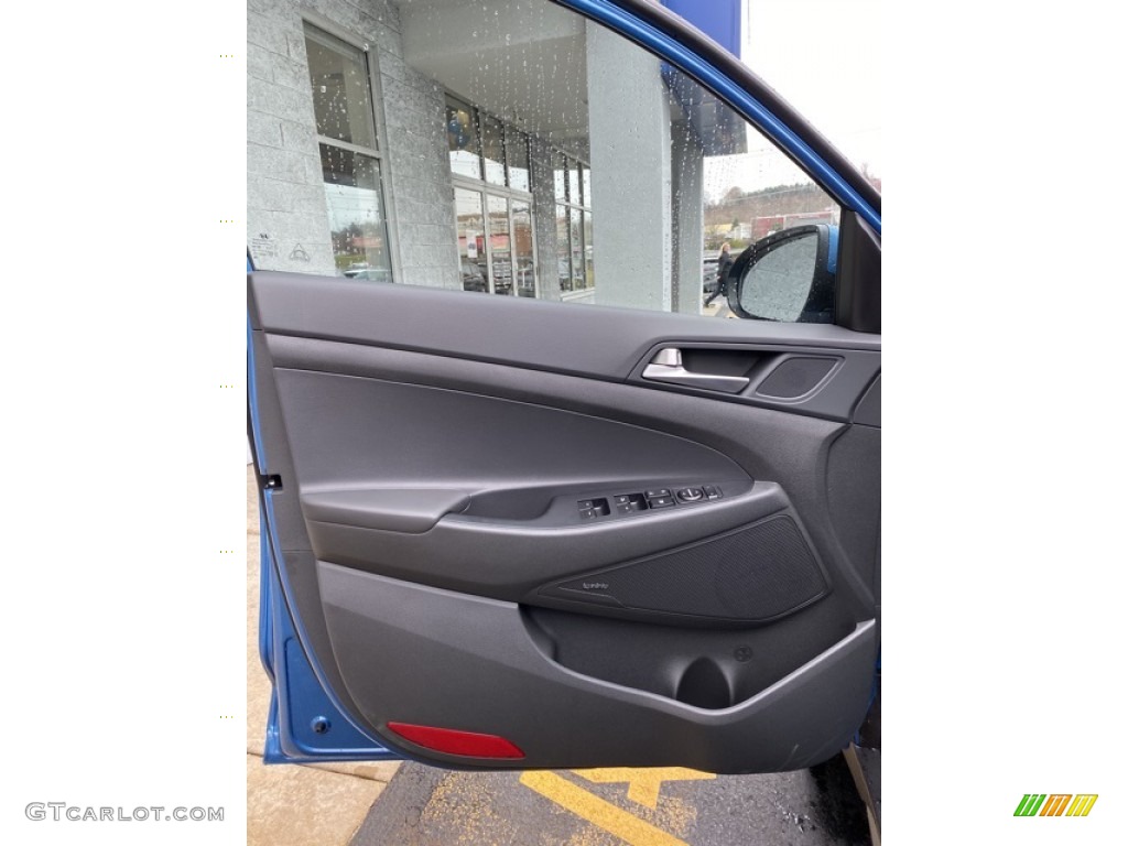 2020 Hyundai Tucson Sport AWD Black Door Panel Photo #136299413