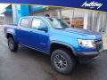 2020 Kinetic Blue Metallic Chevrolet Colorado ZR2 Crew Cab 4x4  photo #1