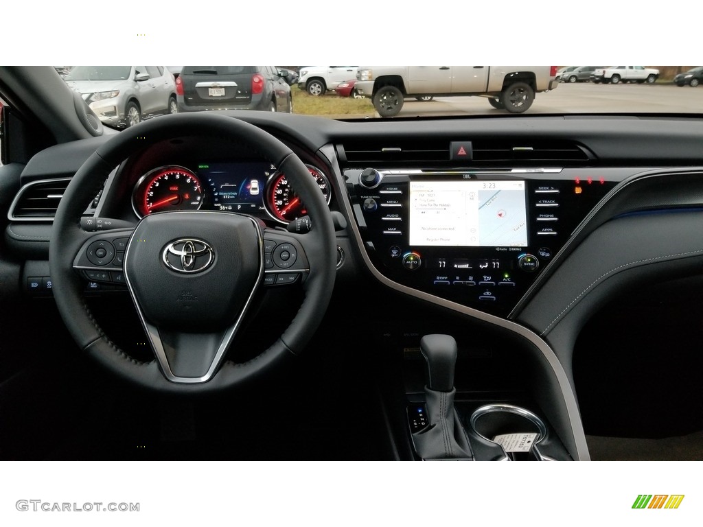 2020 Toyota Camry XSE Black Dashboard Photo #136299842