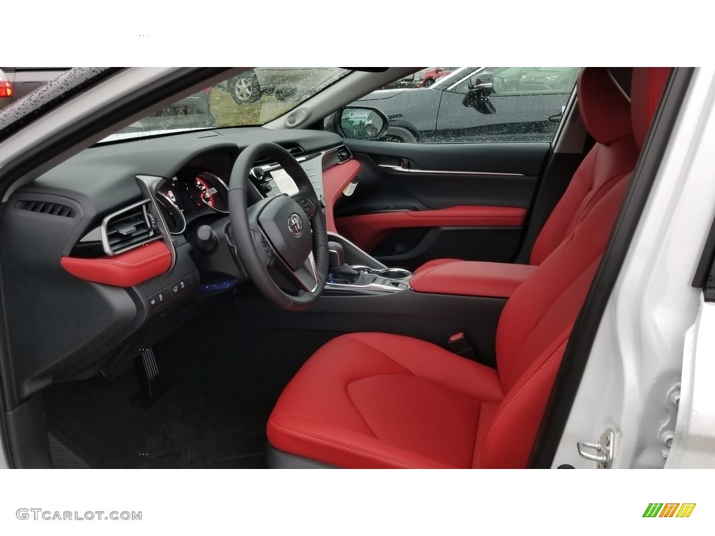 Cockpit Red Interior 2020 Toyota Camry XSE Photo #136300058