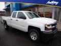 Summit White 2019 Chevrolet Silverado LD WT Double Cab 4x4