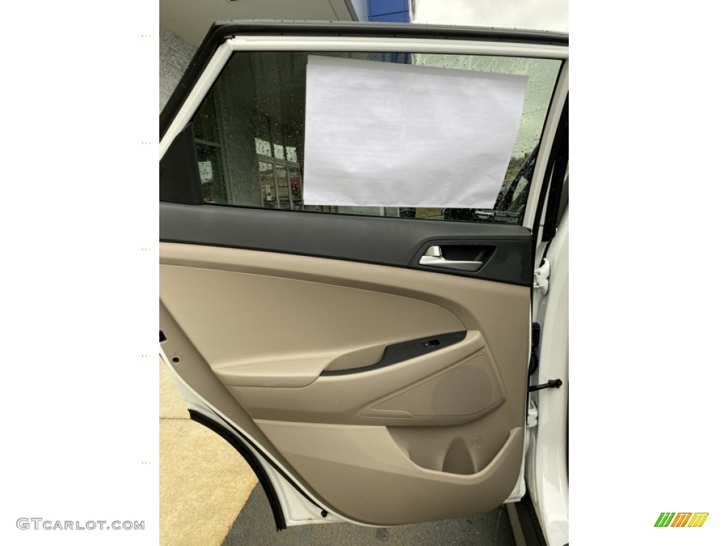 2020 Tucson SEL AWD - Winter White / Beige photo #17