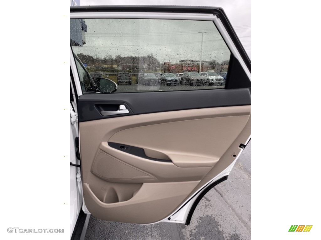 2020 Tucson SEL AWD - Winter White / Beige photo #24