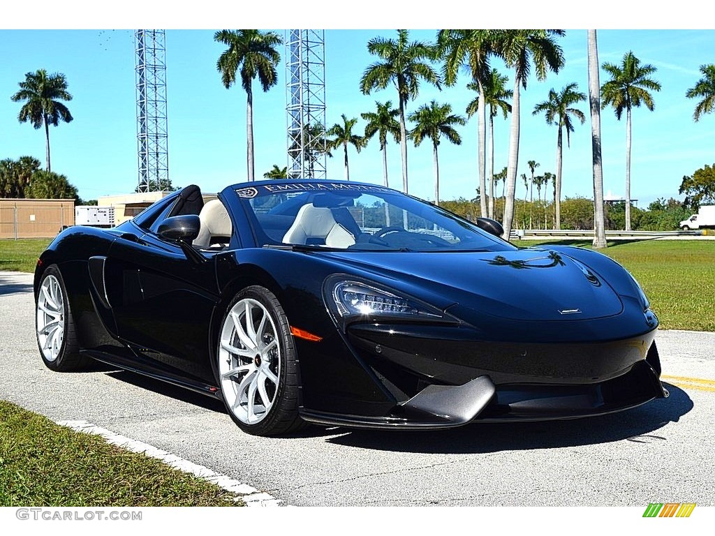 Onyx Black 2018 McLaren 570S Spider Exterior Photo #136303952