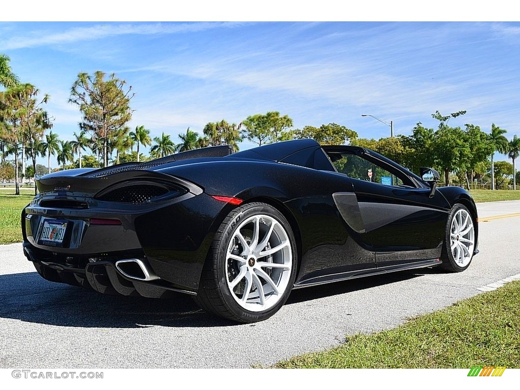 Onyx Black 2018 McLaren 570S Spider Exterior Photo #136304070