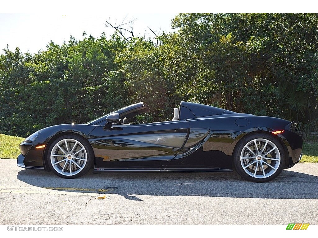 Onyx Black 2018 McLaren 570S Spider Exterior Photo #136304226