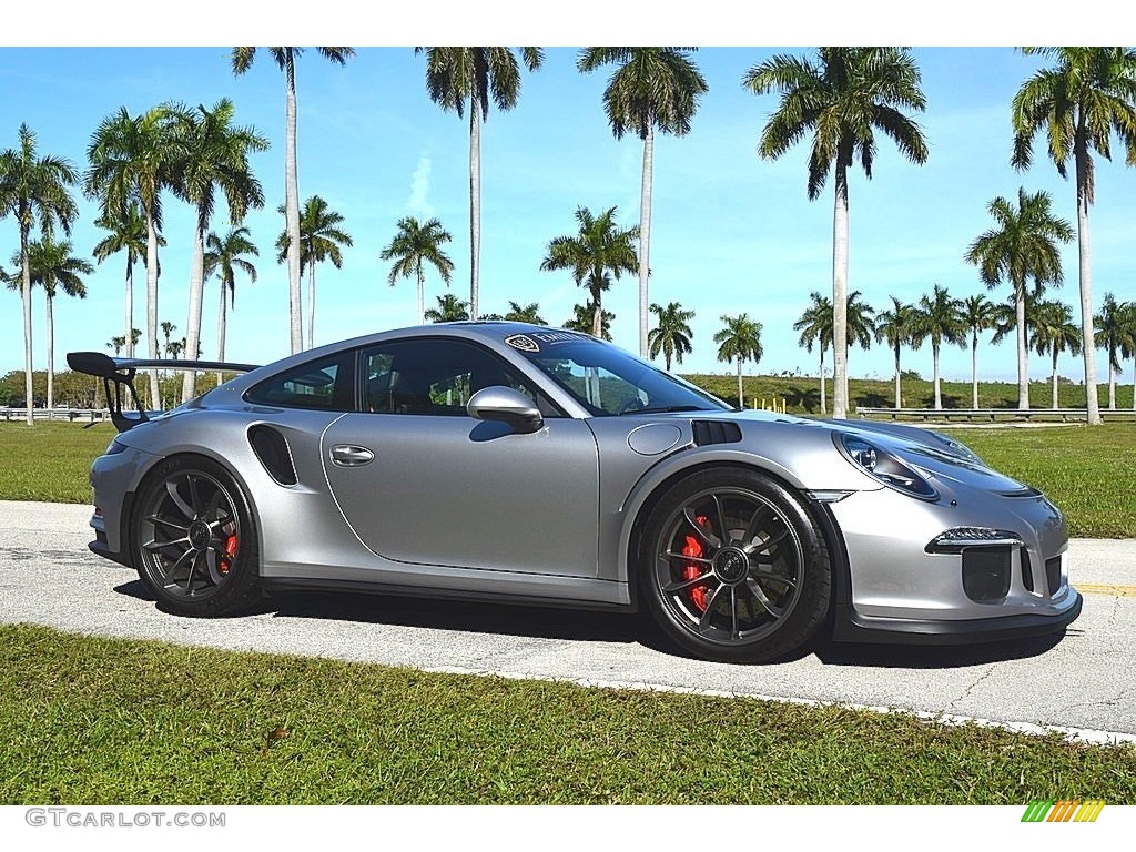 2016 911 GT3 RS - GT Silver Metallic / Black photo #2