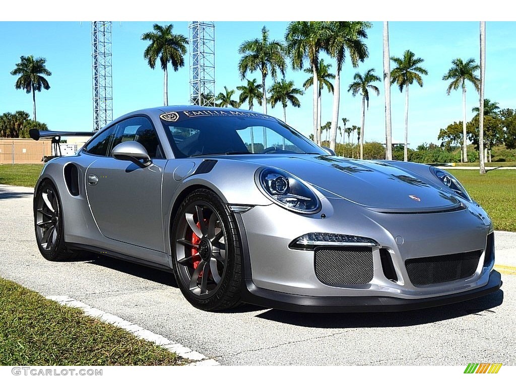 2016 911 GT3 RS - GT Silver Metallic / Black photo #11