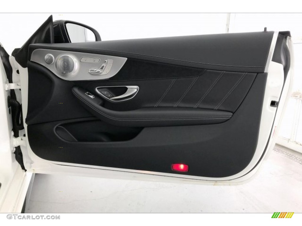 2020 Mercedes-Benz C AMG 63 S Coupe Black Door Panel Photo #136305114