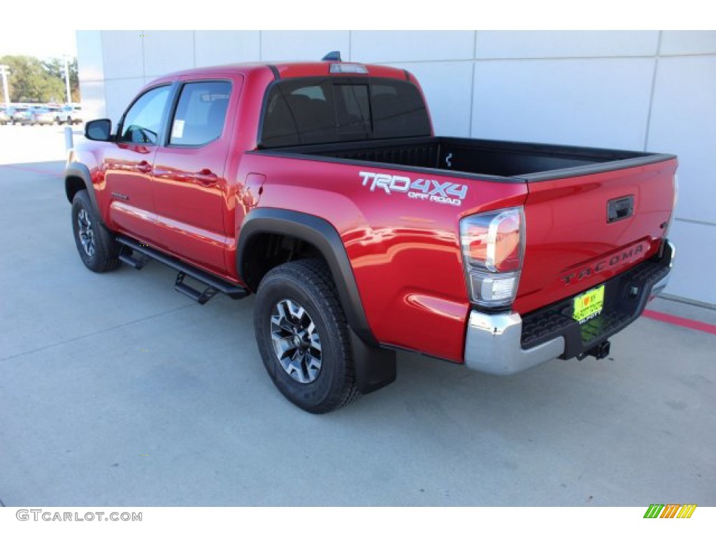2020 Tacoma TRD Off Road Double Cab 4x4 - Barcelona Red Metallic / TRD Cement/Black photo #6