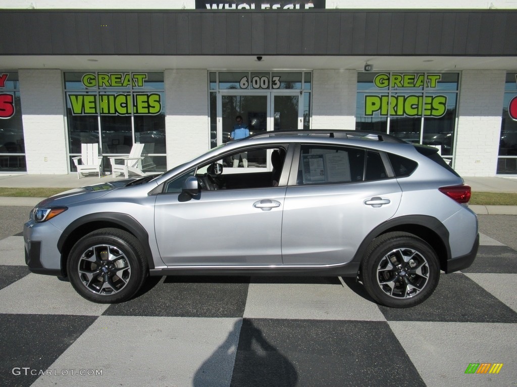2019 Crosstrek 2.0i Premium - Ice Silver Metallic / Black photo #1