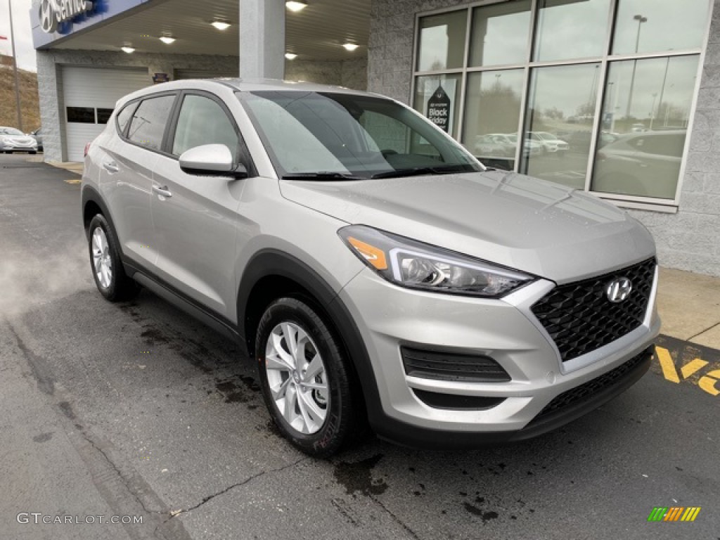 Stellar Silver 2020 Hyundai Tucson SE AWD Exterior Photo #136306245