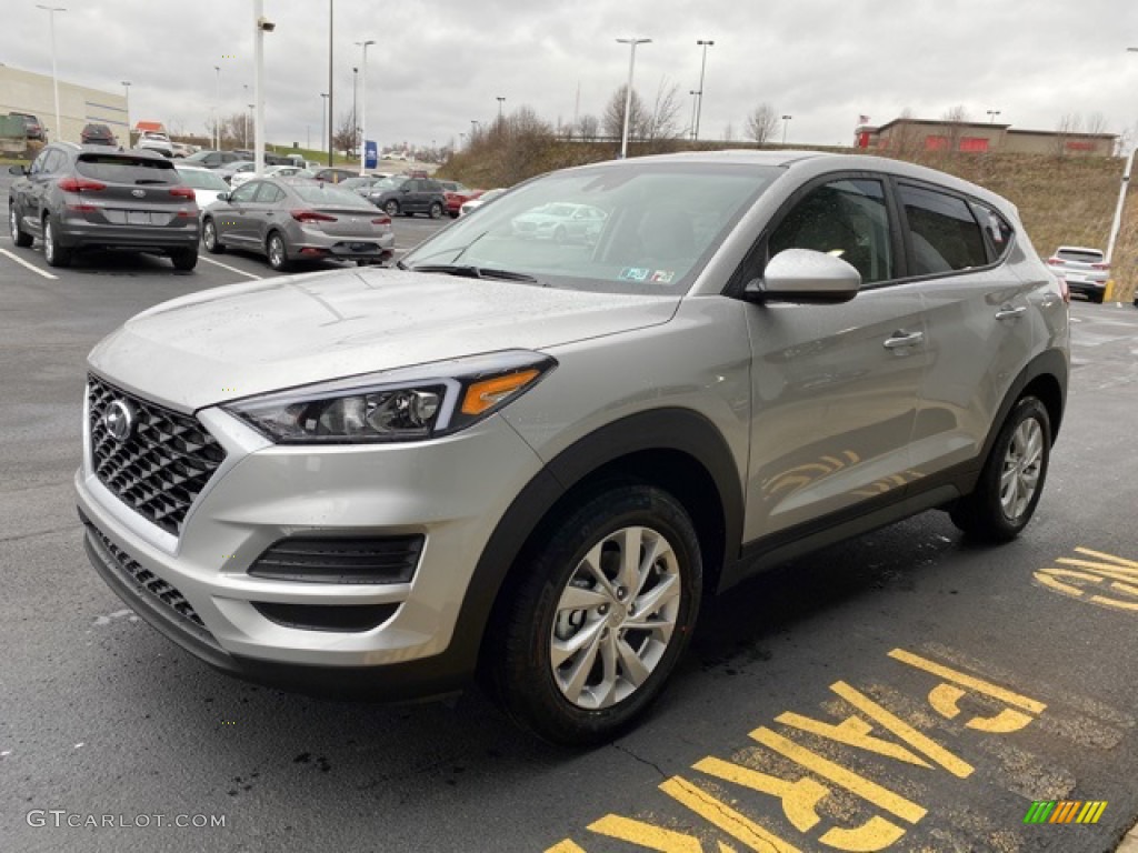 Stellar Silver 2020 Hyundai Tucson SE AWD Exterior Photo #136306353