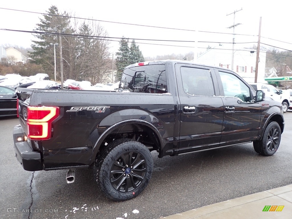 2020 F150 Lariat SuperCrew 4x4 - Agate Black / Sport Special Edition Black/Red photo #5