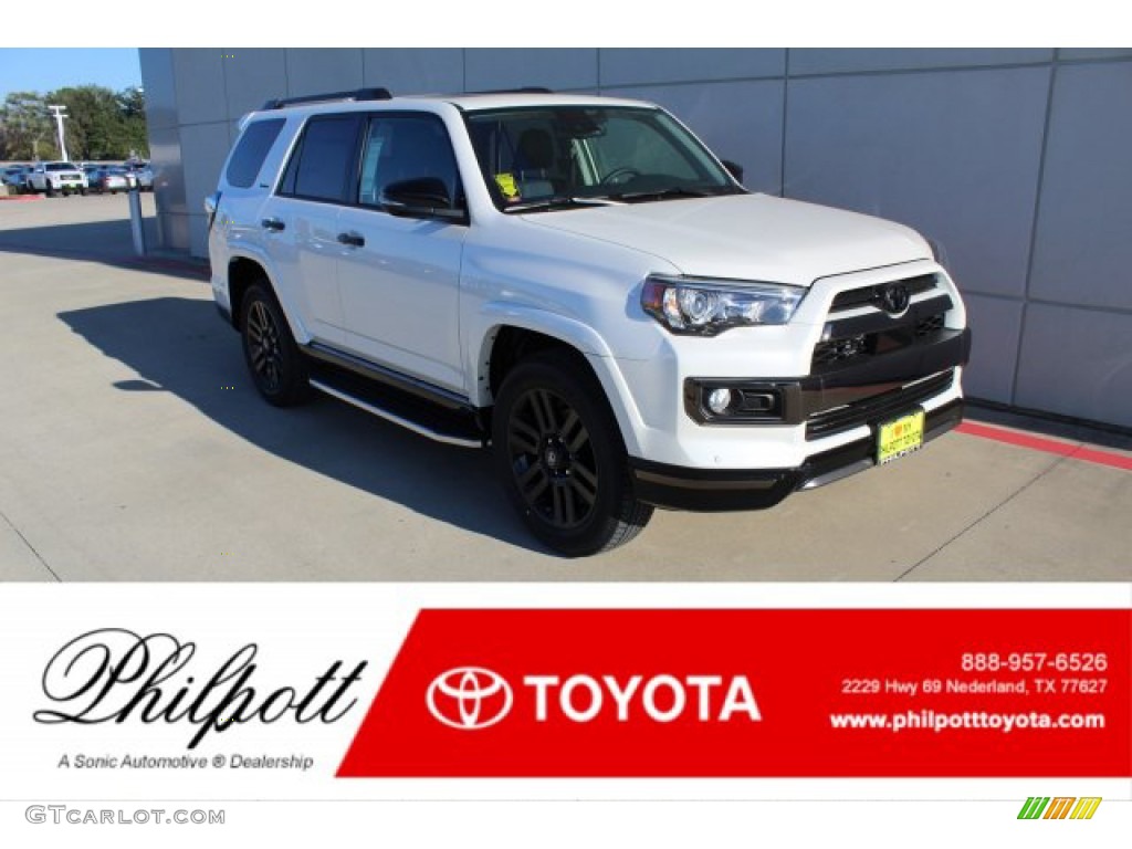 2020 Blizzard White Pearl Toyota 4Runner Nightshade Edition 4x4