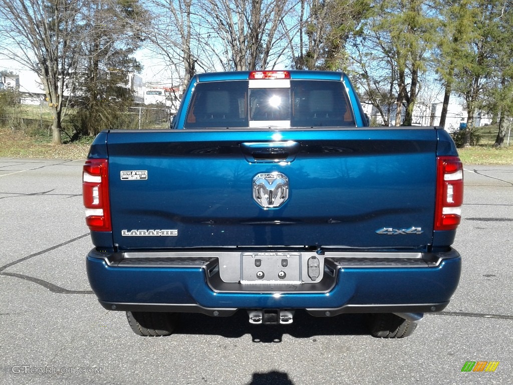 2019 2500 Laramie Crew Cab 4x4 - Patriot Blue Pearl / Black photo #7