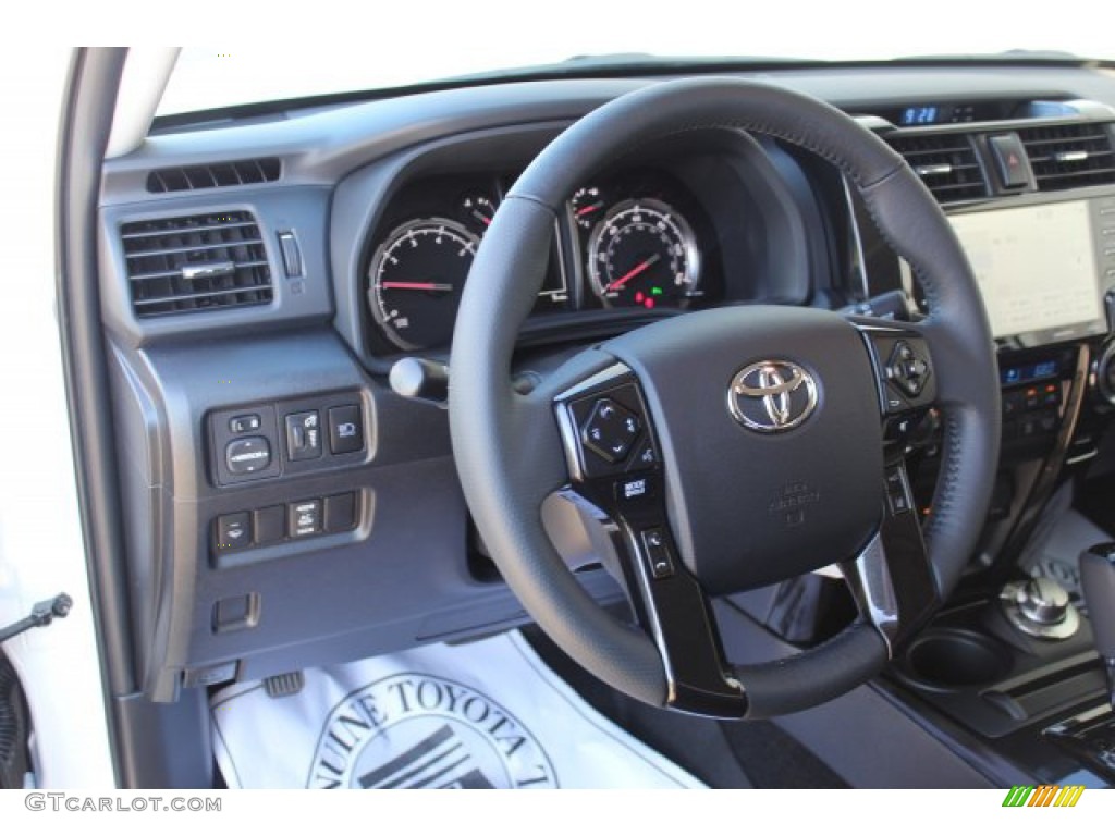 2020 Toyota 4Runner Nightshade Edition 4x4 Black Steering Wheel Photo #136307514