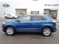 Atlas Blue Metallic - Edge SEL AWD Photo No. 9