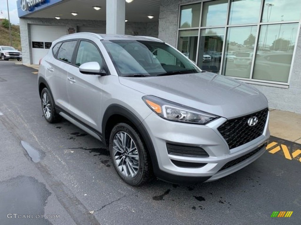 Stellar Silver 2020 Hyundai Tucson SEL AWD Exterior Photo #136307859