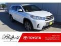 2019 Blizzard Pearl White Toyota Highlander XLE  photo #1