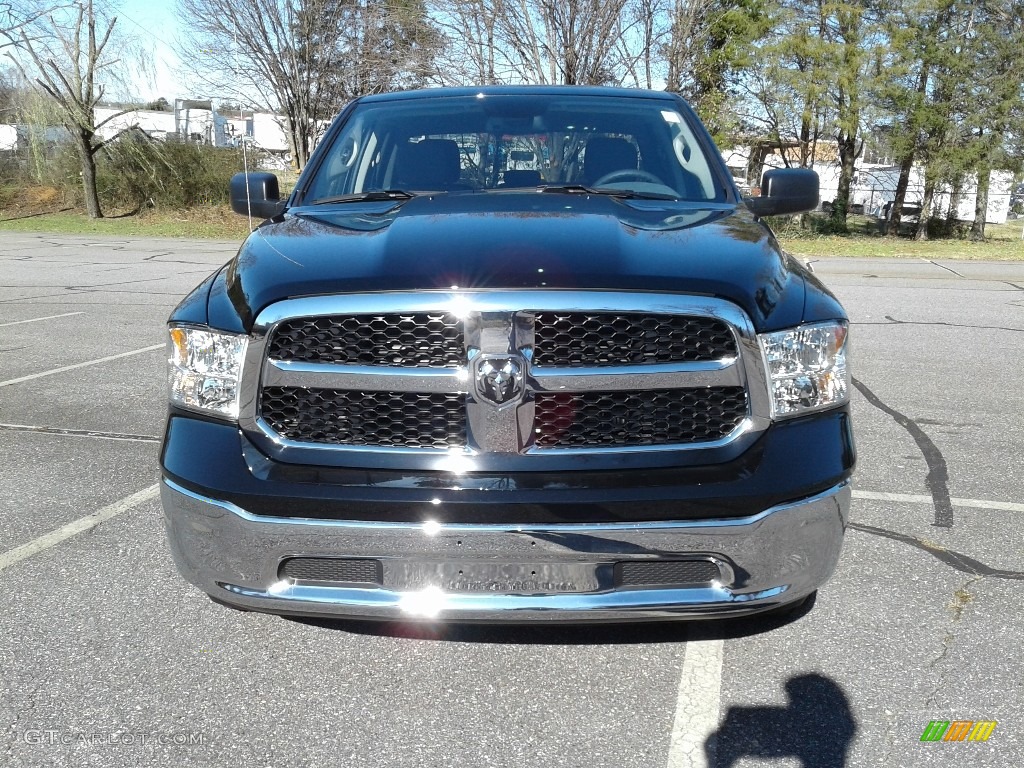 2019 1500 Classic Tradesman Quad Cab 4x4 - Diamond Black Crystal Pearl / Black/Diesel Gray photo #3