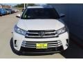 2019 Blizzard Pearl White Toyota Highlander XLE  photo #3