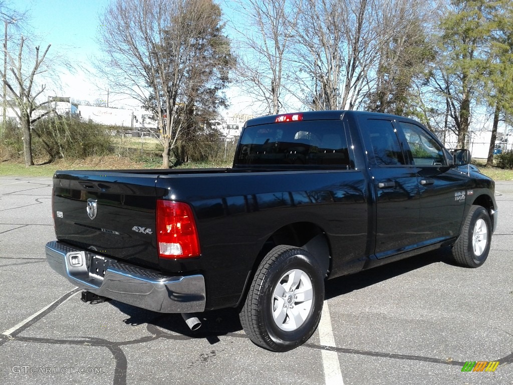2019 1500 Classic Tradesman Quad Cab 4x4 - Diamond Black Crystal Pearl / Black/Diesel Gray photo #6