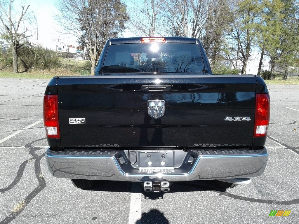 2019 1500 Classic Tradesman Quad Cab 4x4 - Diamond Black Crystal Pearl / Black/Diesel Gray photo #7