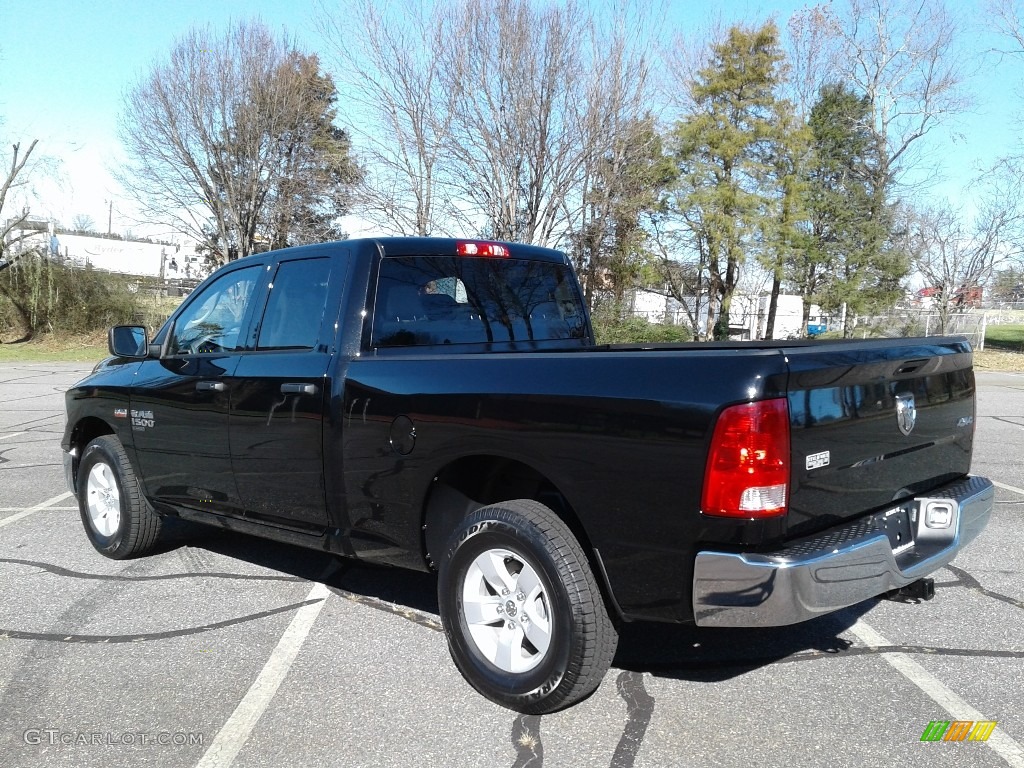 2019 1500 Classic Tradesman Quad Cab 4x4 - Diamond Black Crystal Pearl / Black/Diesel Gray photo #8