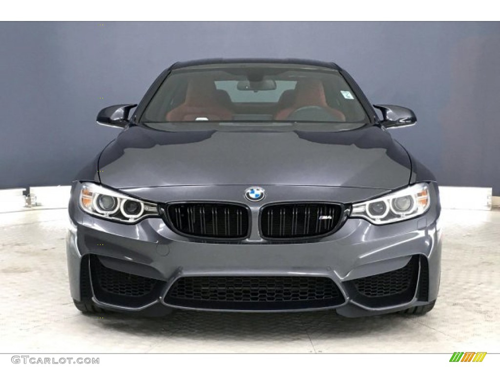 2017 M4 Coupe - Mineral Grey Metallic / Sakhir Orange/Black photo #2