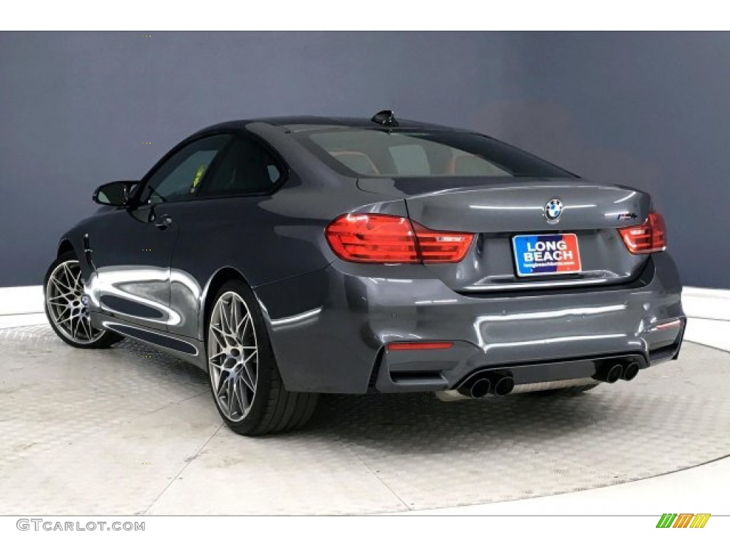 2017 M4 Coupe - Mineral Grey Metallic / Sakhir Orange/Black photo #10