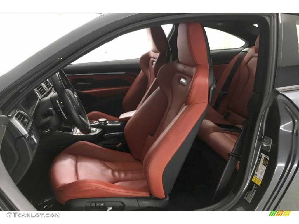 2017 M4 Coupe - Mineral Grey Metallic / Sakhir Orange/Black photo #31