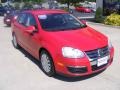 2008 Salsa Red Volkswagen Jetta S Sedan  photo #2