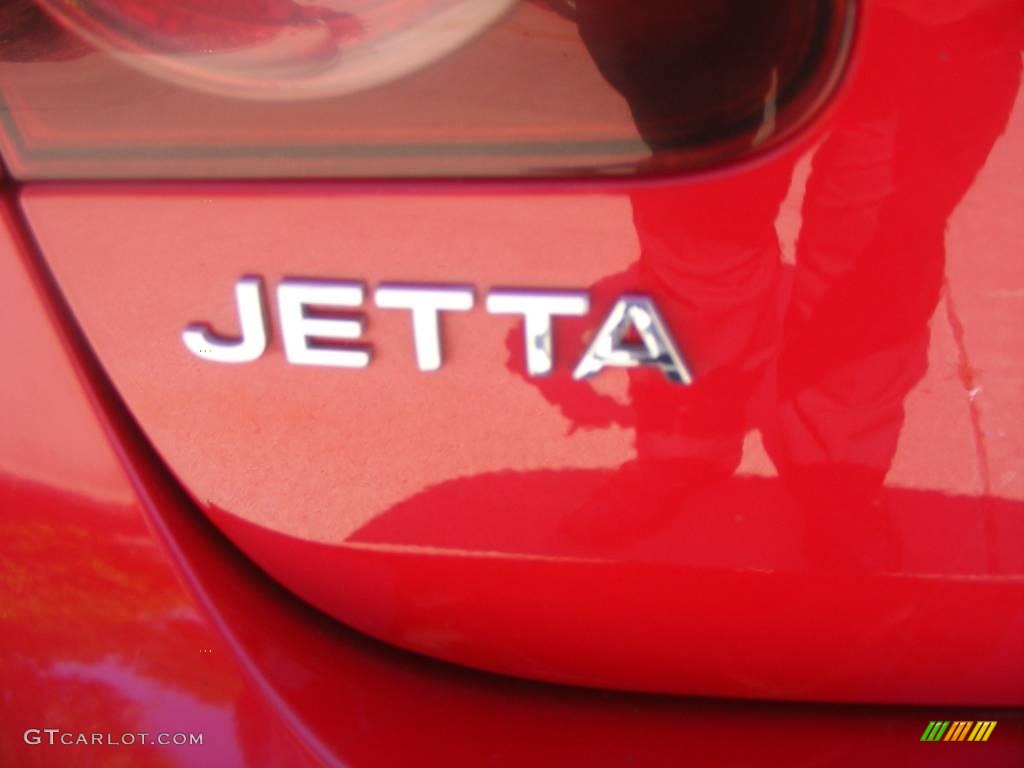 2008 Jetta S Sedan - Salsa Red / Anthracite Black photo #15