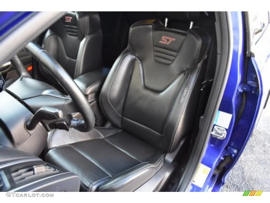2013 Focus ST Hatchback - Performance Blue / ST Charcoal Black Full-Leather Recaro Seats photo #11