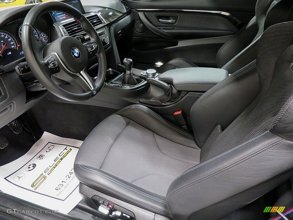 Carbonstructure Anthracite/Black Interior 2017 BMW M4 Coupe Photo #136313547