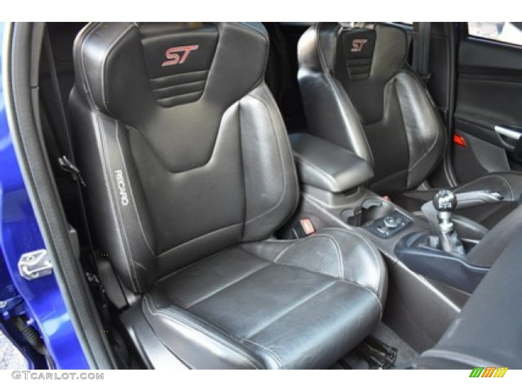 2013 Focus ST Hatchback - Performance Blue / ST Charcoal Black Full-Leather Recaro Seats photo #17