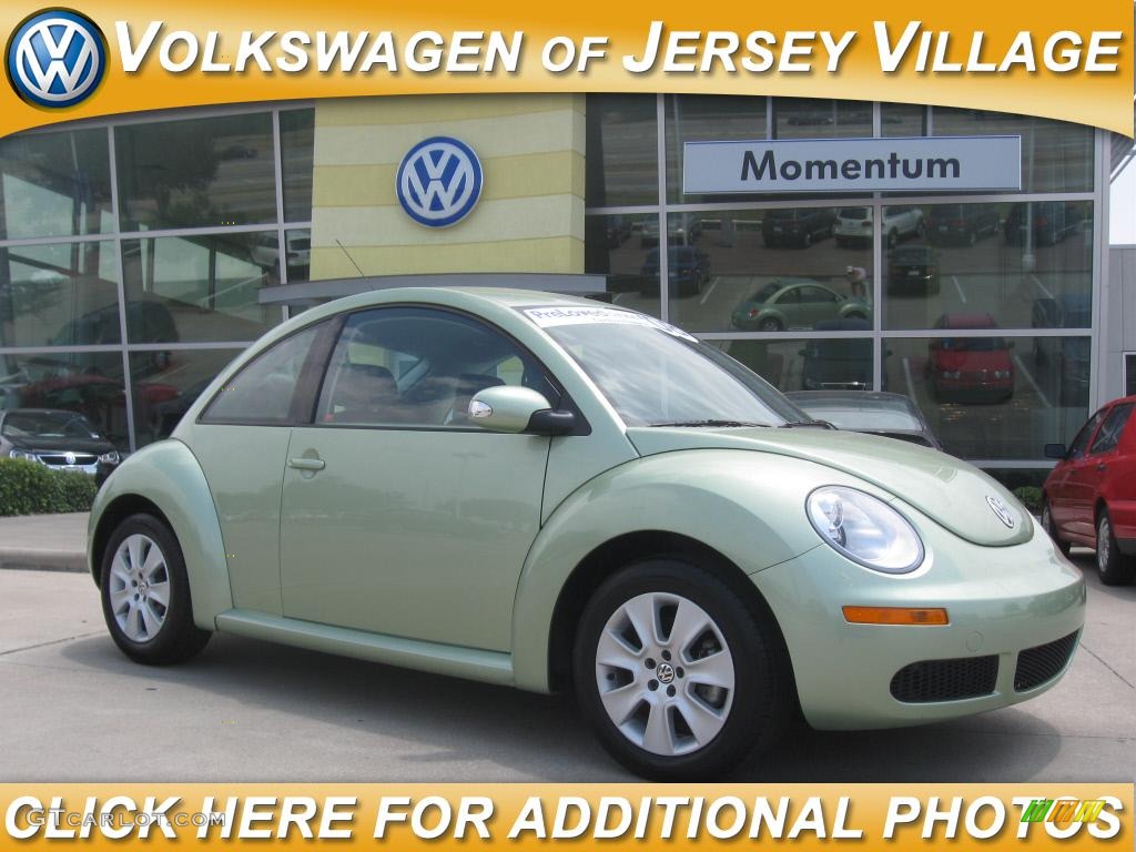 2008 New Beetle S Coupe - Gecko Green / Black photo #21