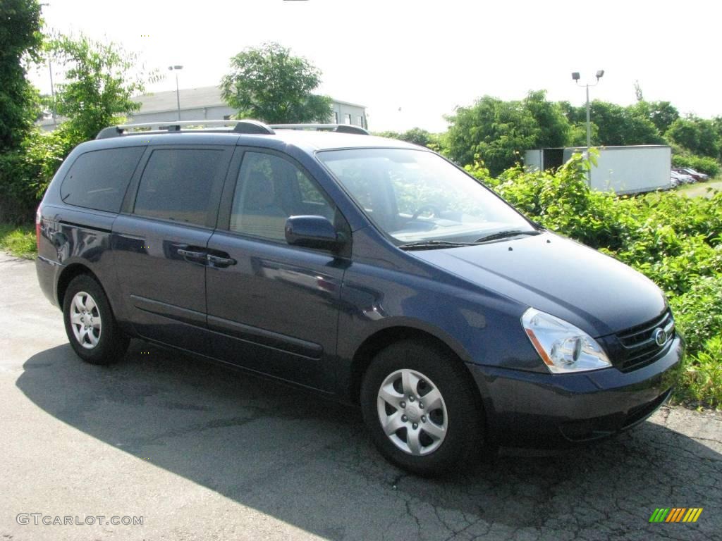 2008 Sedona LX - Velvet Blue Metallic / Gray photo #1